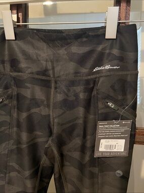 Eddie Bauer Black Camo Performance Leggings